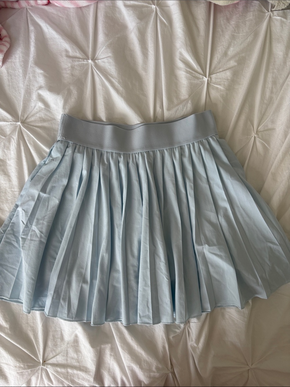 Aritzia Light Blue Pleated Tennis Skirt
